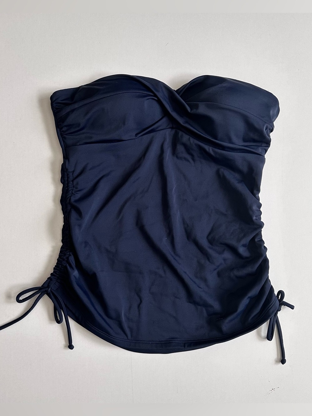 Boden Strapless Navy Tankini Top Size 10